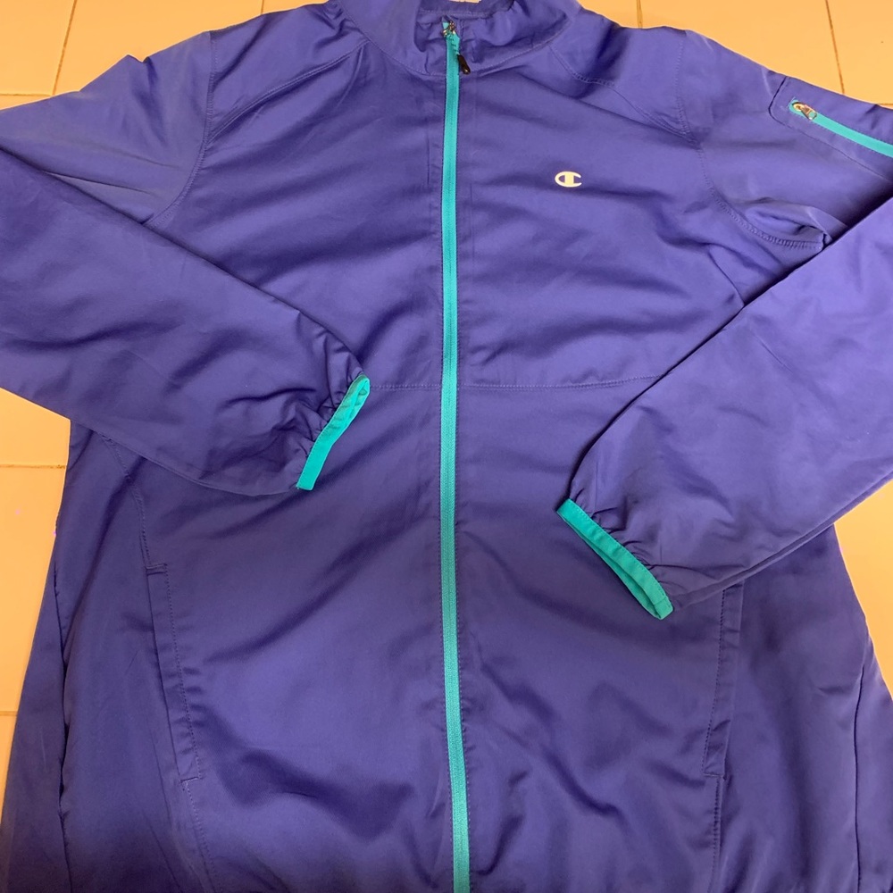 Women’s Champion Track Top Blue Purple  Medium